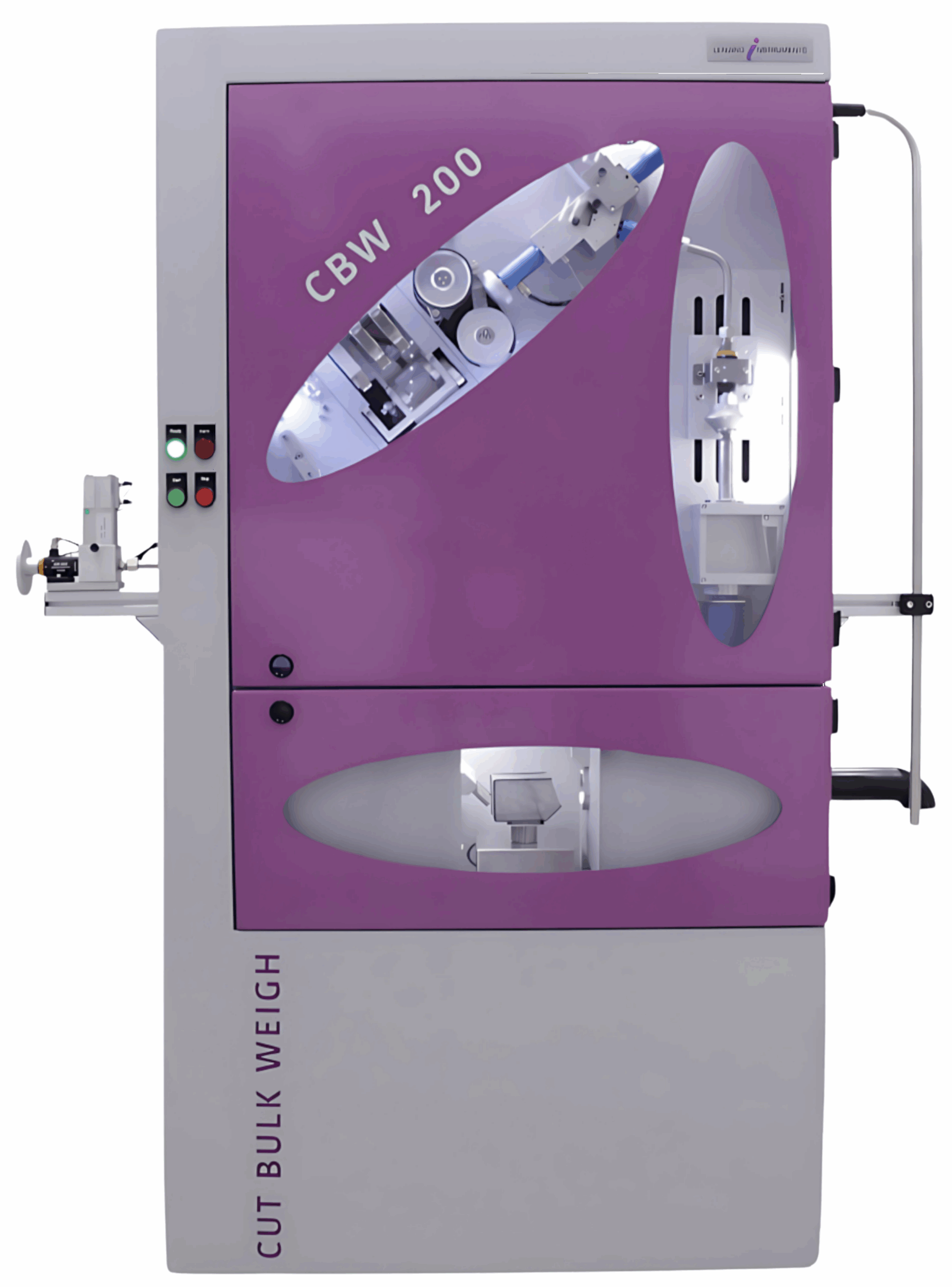 CBW 200 instrument for automated measurement of yarn bulk and titer by Lenzing Instruments.